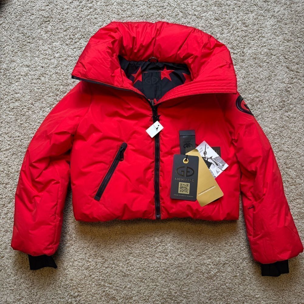 Goldbergh Porter Ski Jacket NWT US 10 Flame Red Waterproof - Picture 5 of 9